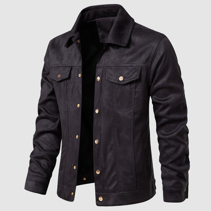 Chaqueta Cuero Vintage Clásica
