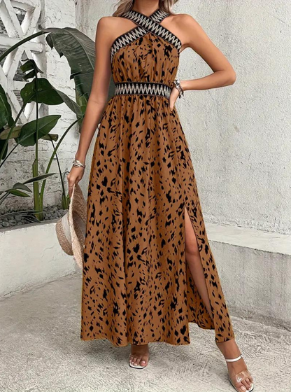 Vestido Boho Elegante Sin Mangas