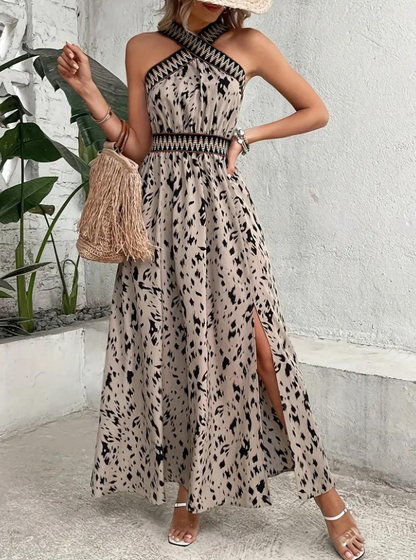 Vestido Boho Elegante Sin Mangas
