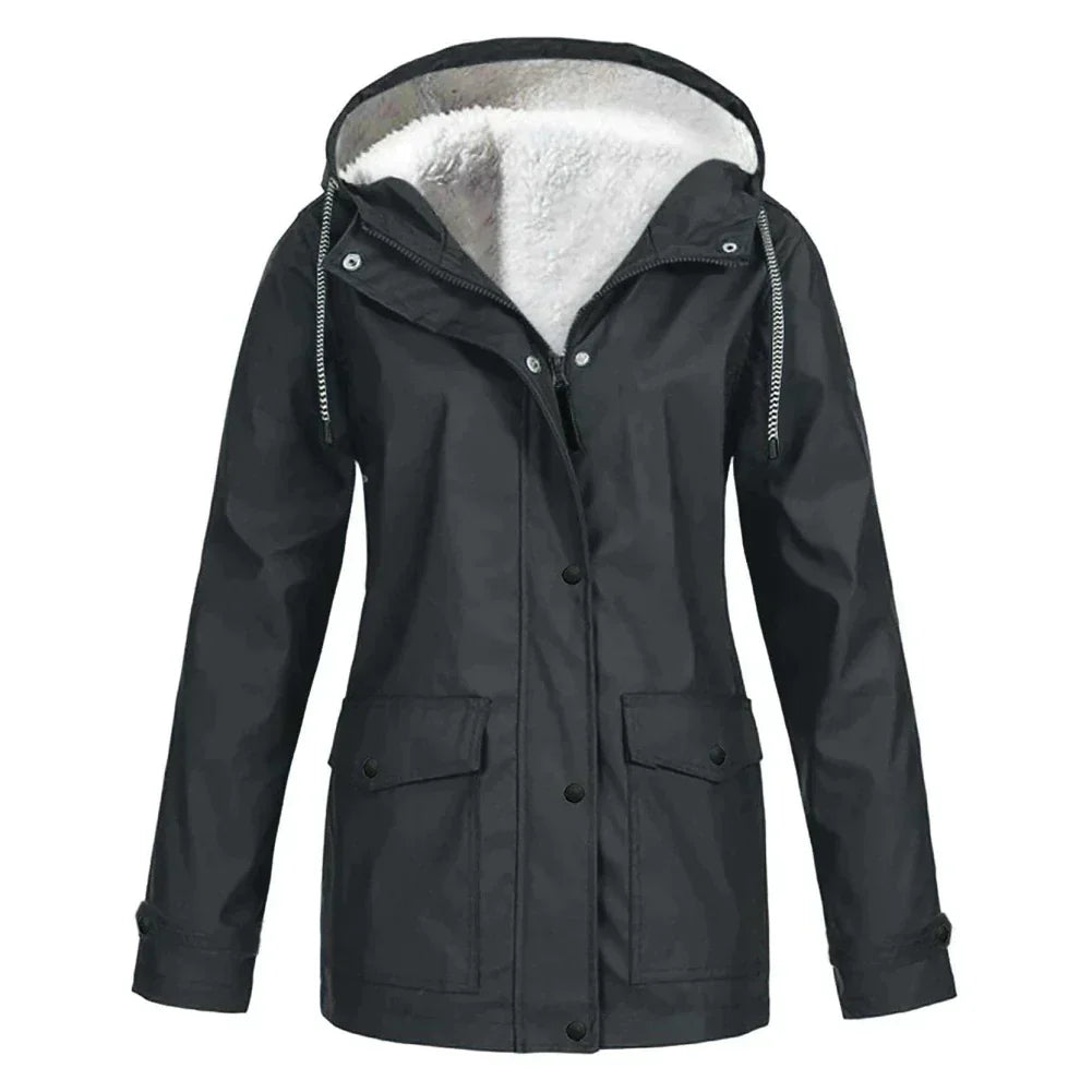 Chaquetón Mujer Impermeable Ajustado Diseño Actual - Vestiria
