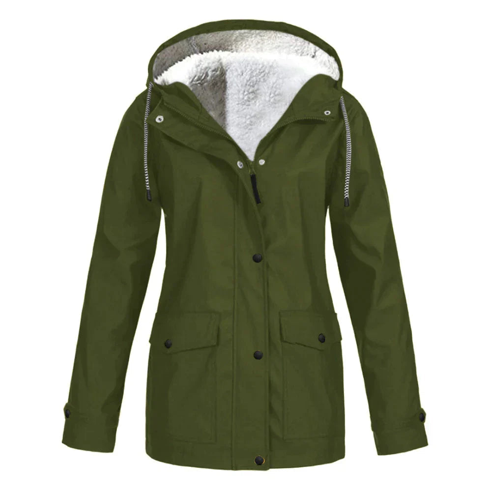 Chaquetón Mujer Impermeable Ajustado Diseño Actual