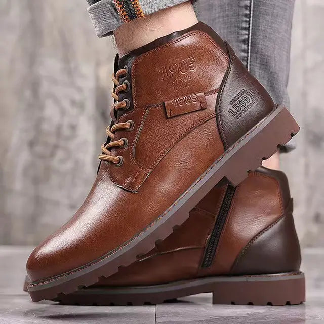 Botas Cuero Auténticas Estilo Rústico
