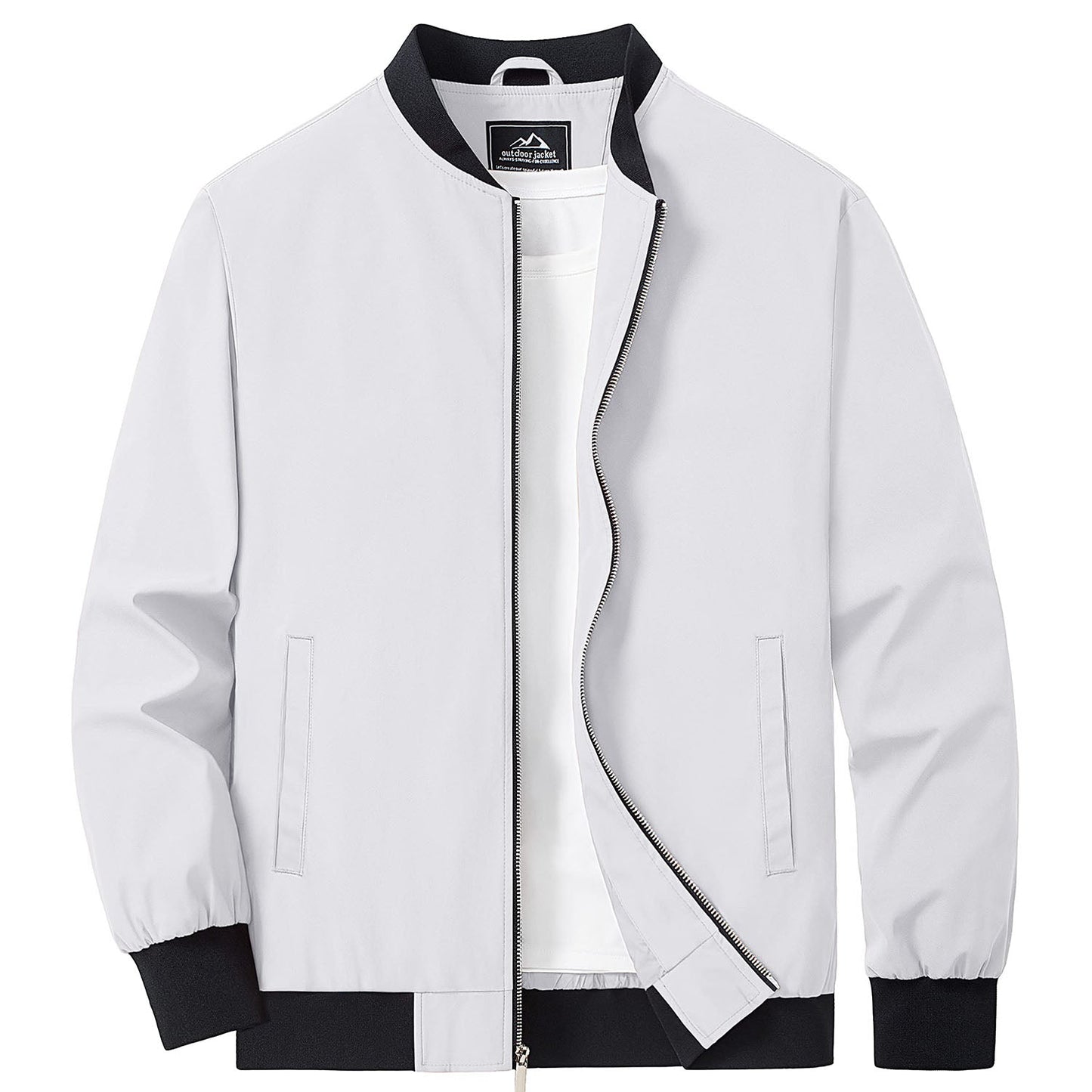 Chaquetón deportivo ligero con bolsas