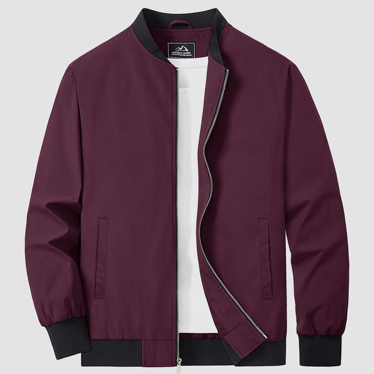 Chaquetón deportivo ligero con bolsas