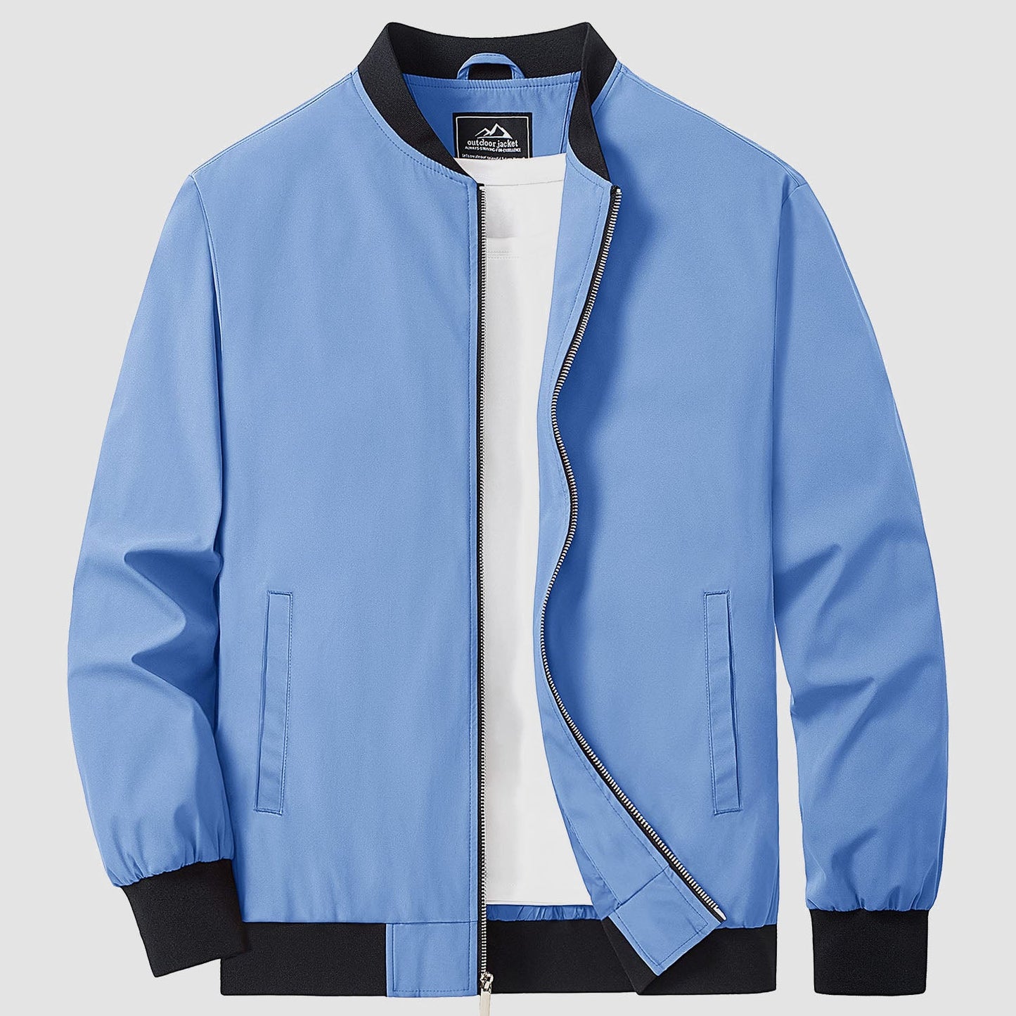 Chaquetón deportivo ligero con bolsas