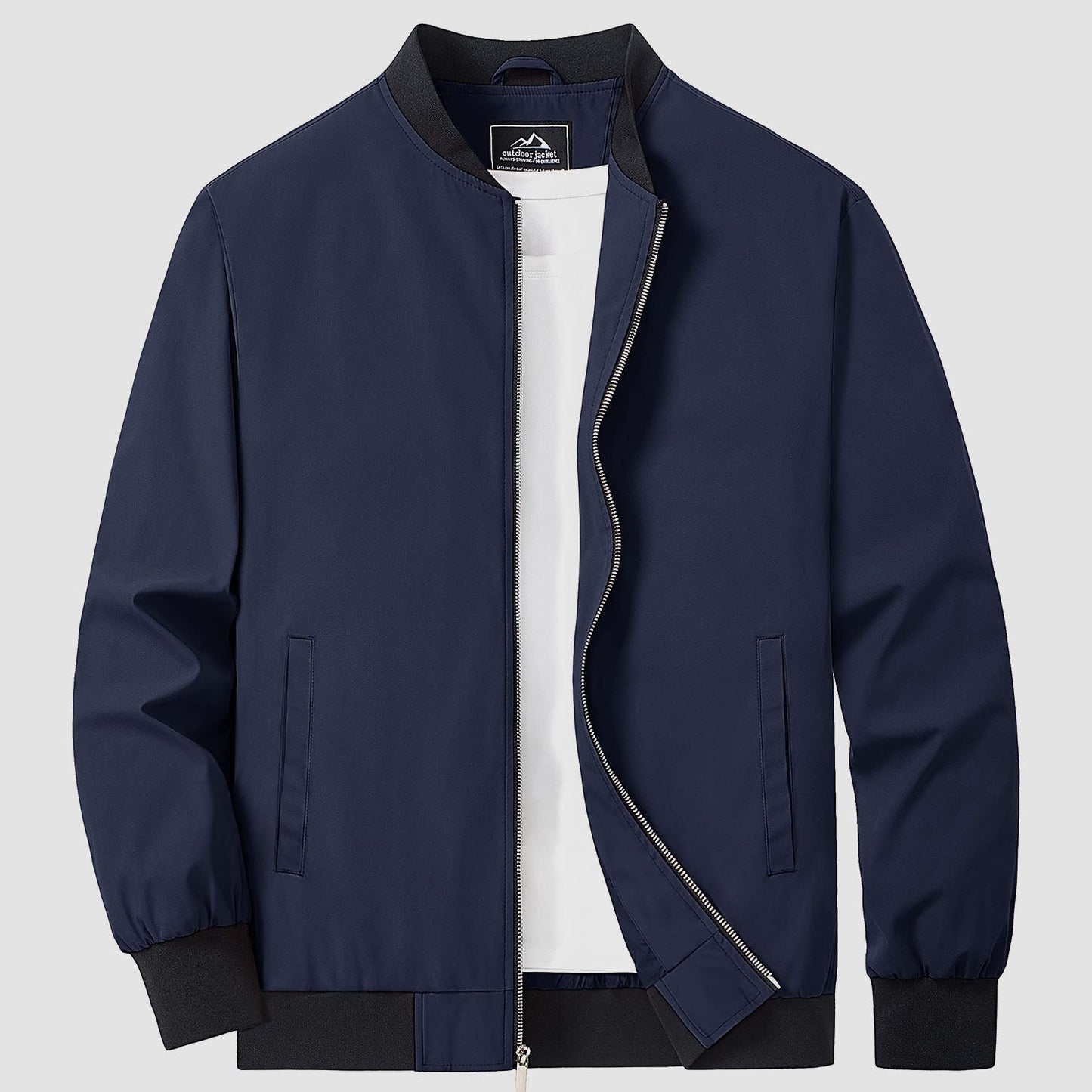 Chaquetón deportivo ligero con bolsas