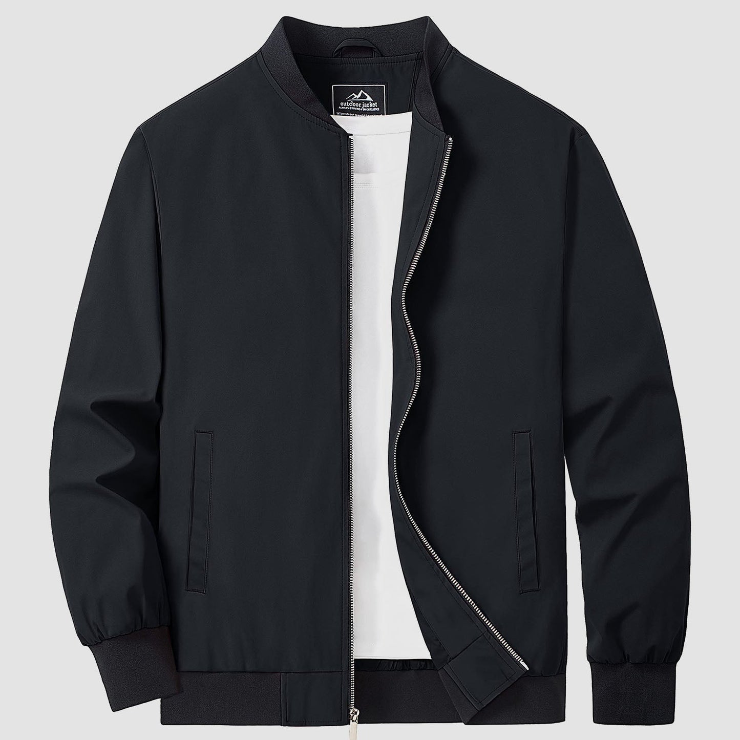 Chaquetón deportivo ligero con bolsas