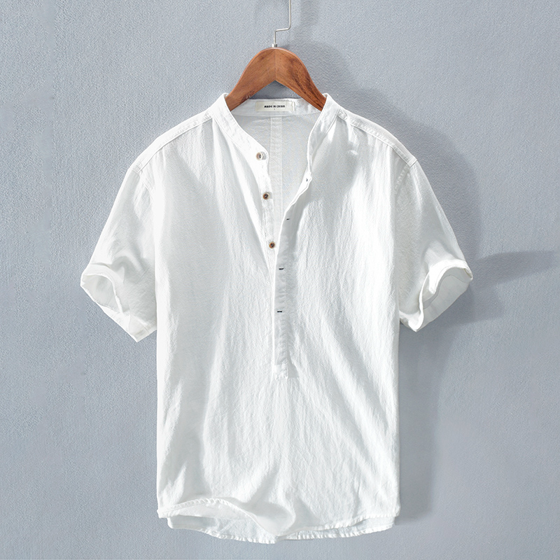 Camiseta Hombre Cuello Alto Casual