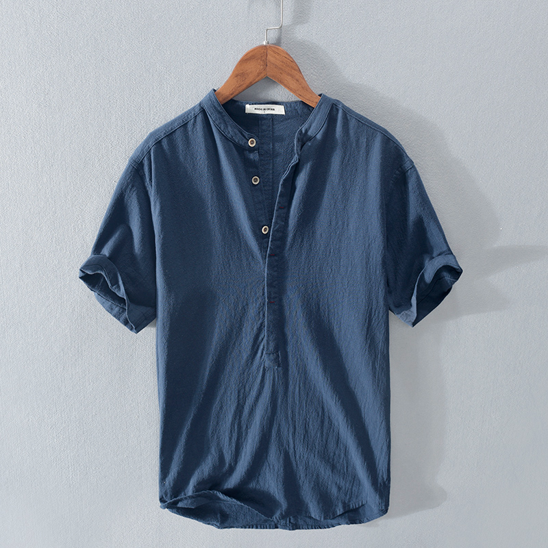 Camiseta Hombre Cuello Alto Casual
