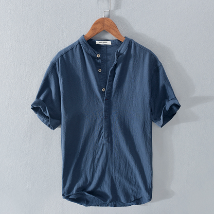 Camiseta Hombre Cuello Alto Casual