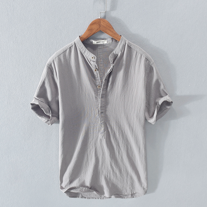 Camiseta Hombre Cuello Alto Casual