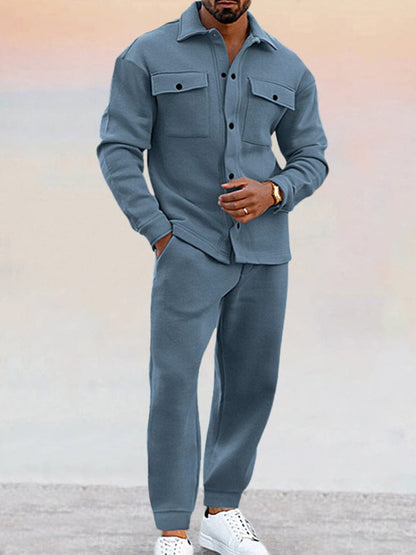 Traje Invierno Hombre Moderno Dos Piezas