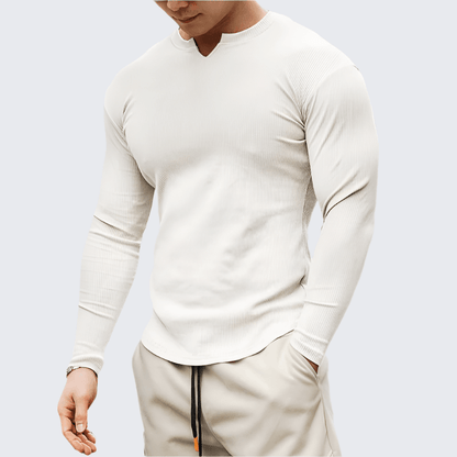 Camiseta deportiva hombre transpirable cómoda