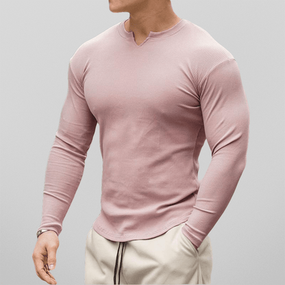 Camiseta deportiva hombre transpirable cómoda