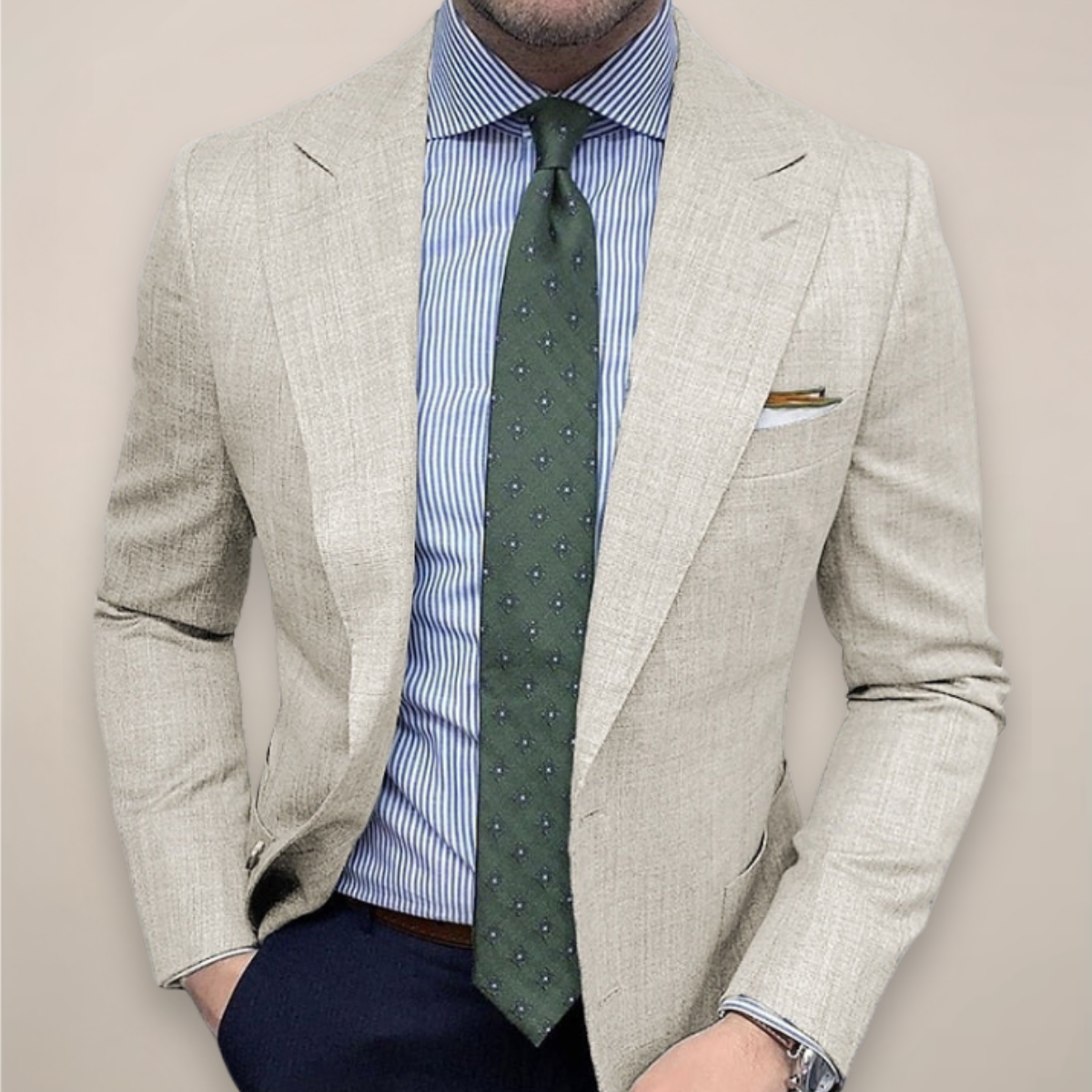 Chaquetón Hombre Invierno Texturizado Abrigado