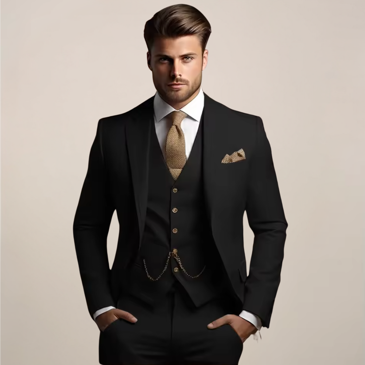 Traje Hombre Primavera Elegante
