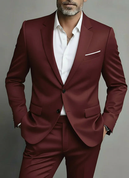 Traje Hombre Primavera Estiloso Corte Clásico - Vestiria