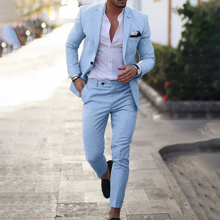 Traje Hombre Clásico Elegante Blazer Pantalón