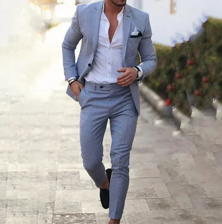Traje Hombre Clásico Elegante Blazer Pantalón