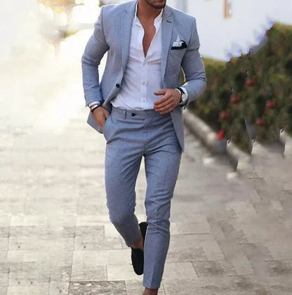Traje Hombre Clásico Elegante Blazer Pantalón