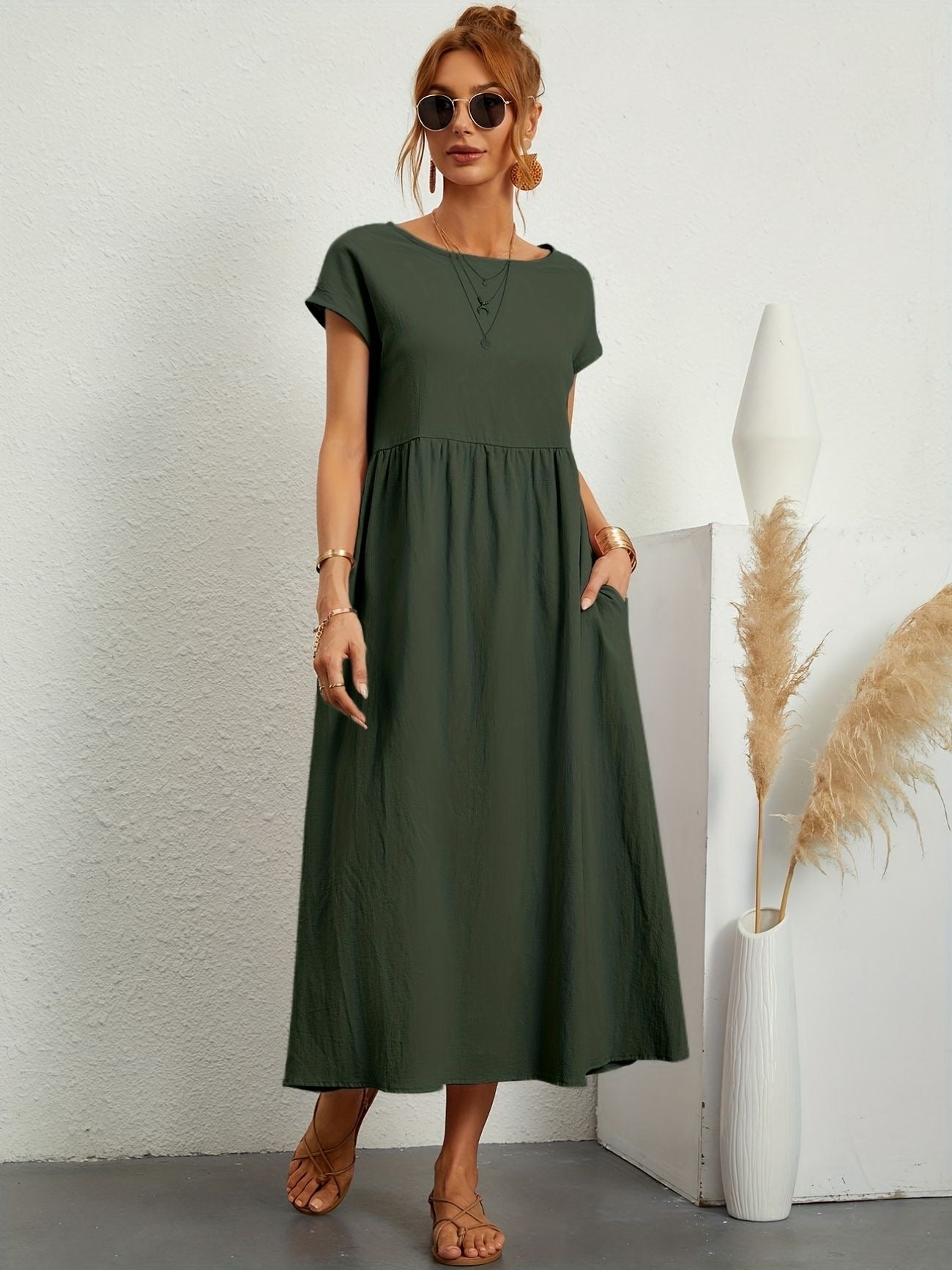 Vestido Lino Fresco y Ligero Estilo Boho - Vestiria