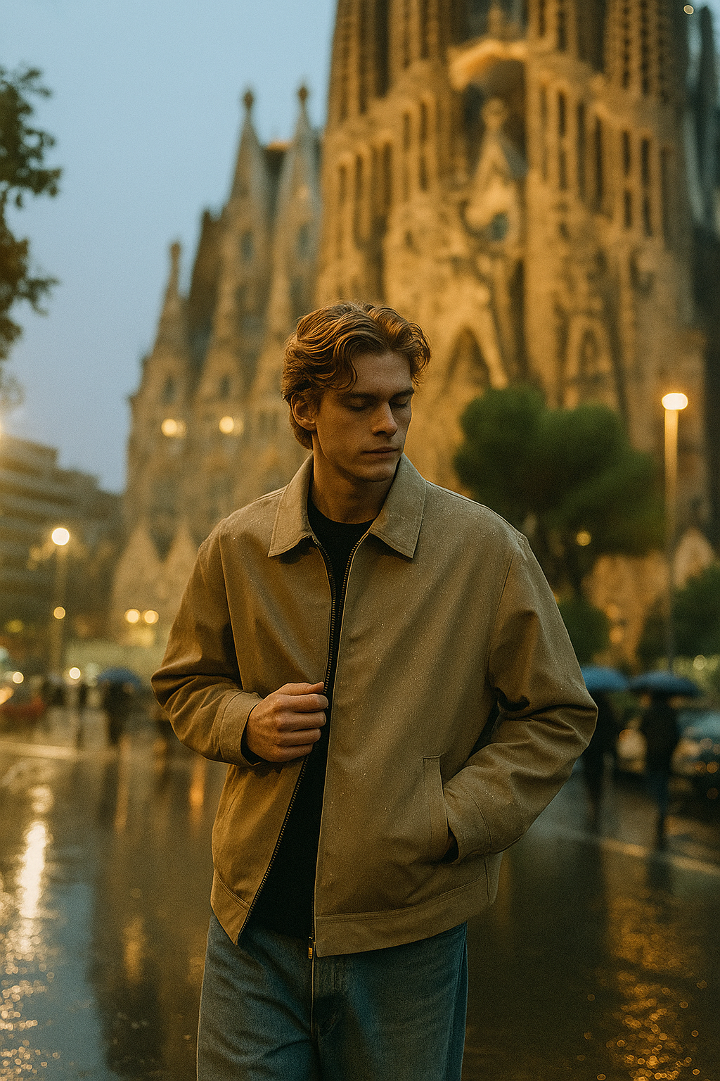 Chaqueta Hombre Estilo Coreano Ligero Primavera