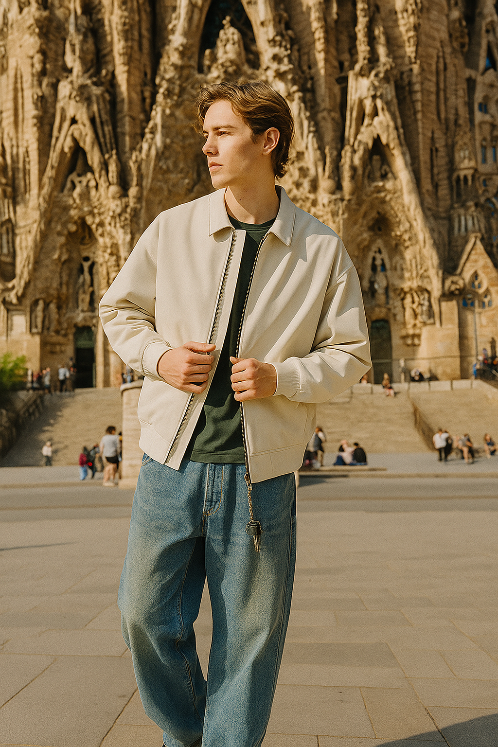Chaqueta Hombre Estilo Coreano Ligero Primavera