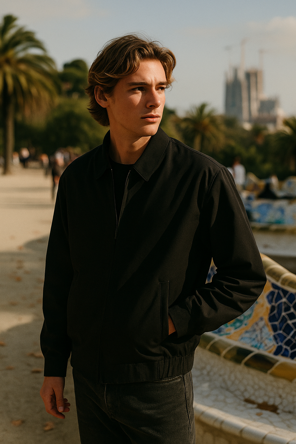 Chaqueta Hombre Estilo Coreano Ligero Primavera