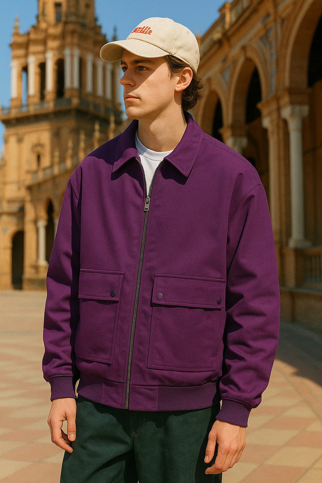 Chaqueta Hombre Estilo Coreano Ligero Primavera - Clara Moda