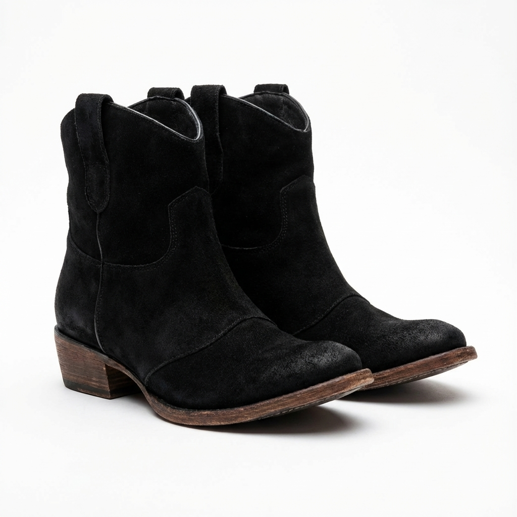 Botas Cowboy Mujer con Detalle Punk