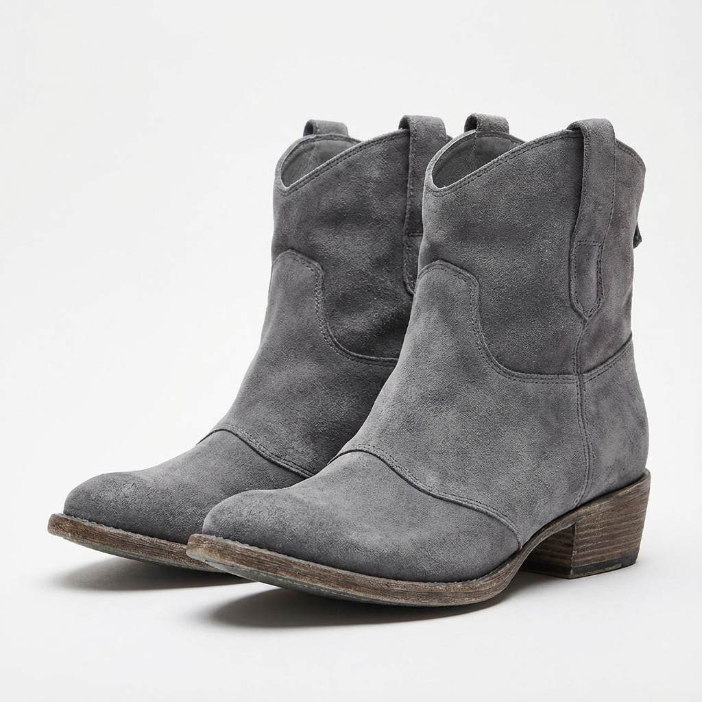 Botas Cowboy Mujer con Detalle Punk