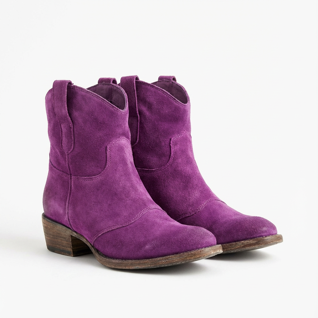 Botas Cowboy Mujer con Detalle Punk