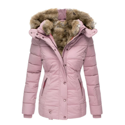 Chaquetón Acolchado Mujer Capucha Abultada