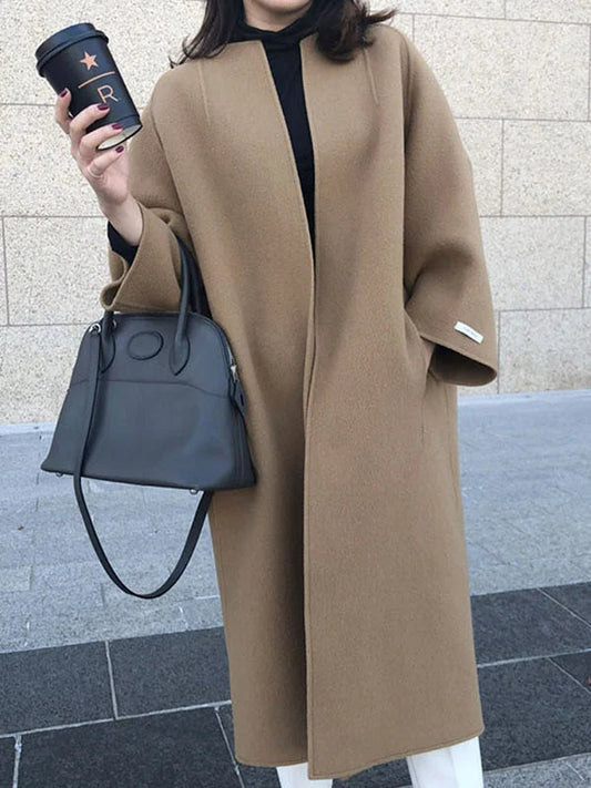 Abrigo Mujer Lana Corte Clásico Elegante - Vestiria