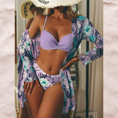 Conjunto Bikini Versátil 3 en 1 Mujer