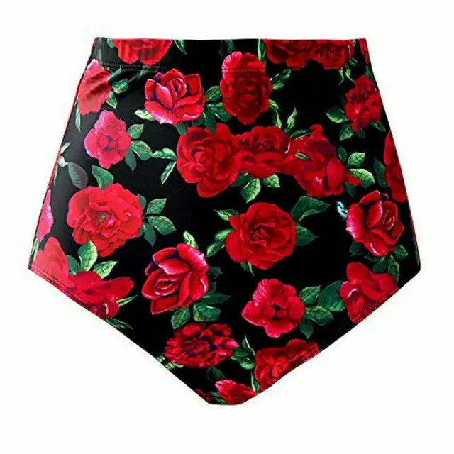 Bañador Floral Mujer Cintura Alta