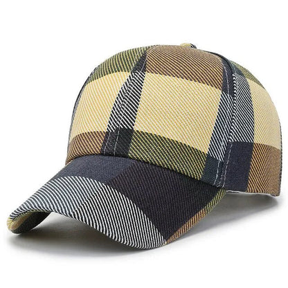 Gorra Deportiva Cuadros Unisex Moda