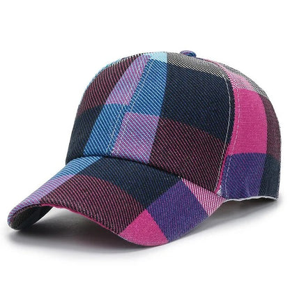 Gorra Deportiva Cuadros Unisex Moda