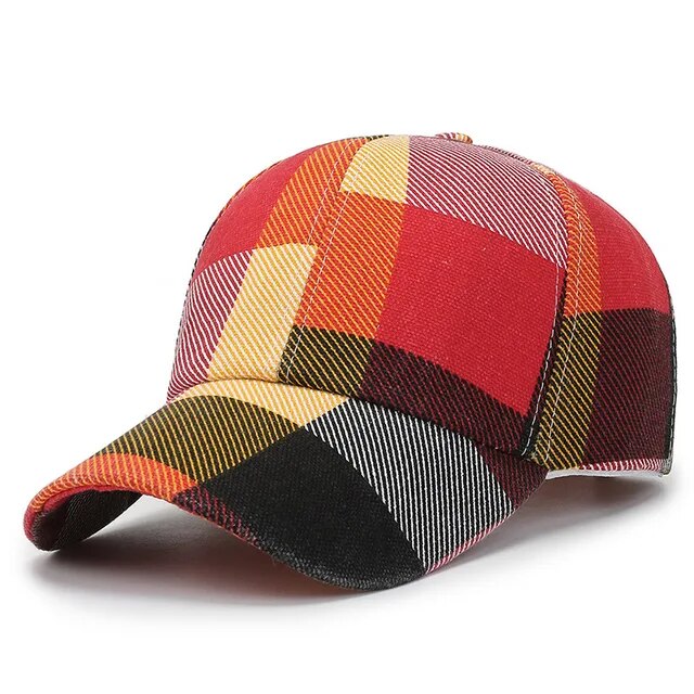 Gorra Deportiva Cuadros Unisex Moda - Vestiria
