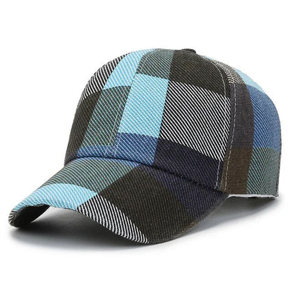 Gorra Deportiva Cuadros Unisex Moda