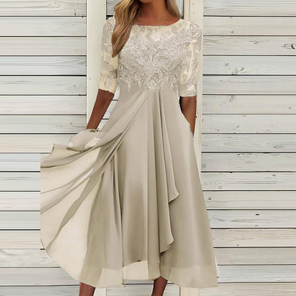 Vestido de Fiesta Encaje Romántico