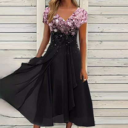 Vestido Encaje Elegante Cuello Redondo - Vestiria