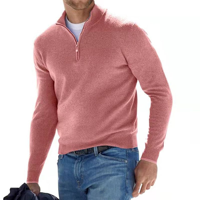 Suéter Hombre Manga Larga Cremallera