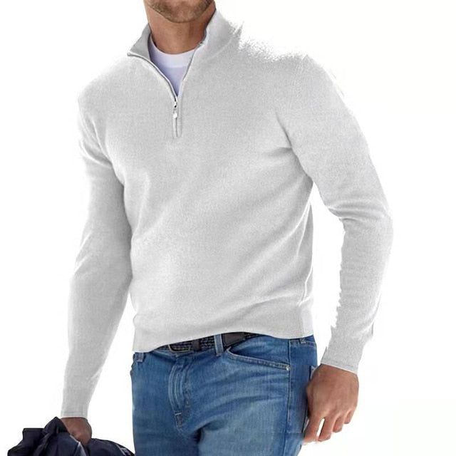 Suéter Hombre Manga Larga Cremallera