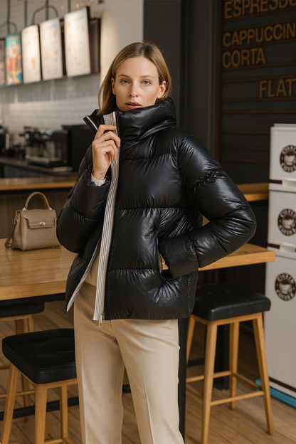 Chaqueta Invierno Abultada y Cálida