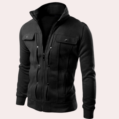 Chaquetón Hombre Cremallera Cuello Alto - Vestiria