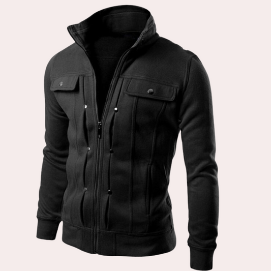 Chaquetón Hombre Cremallera Cuello Alto - Vestiria