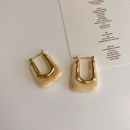 Pendientes Arco Citrino Brillantes