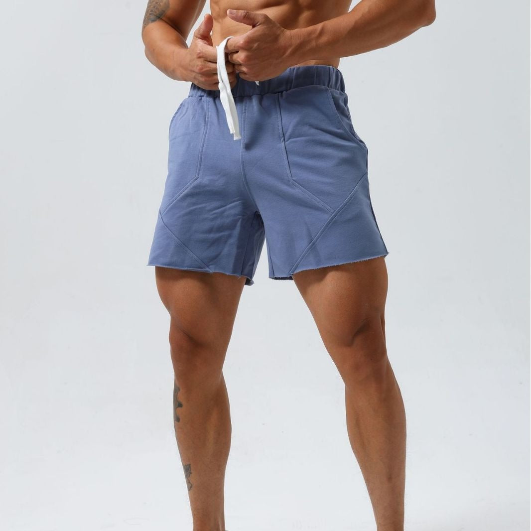 Pantalón corto deportivo hombre algodón cómodo