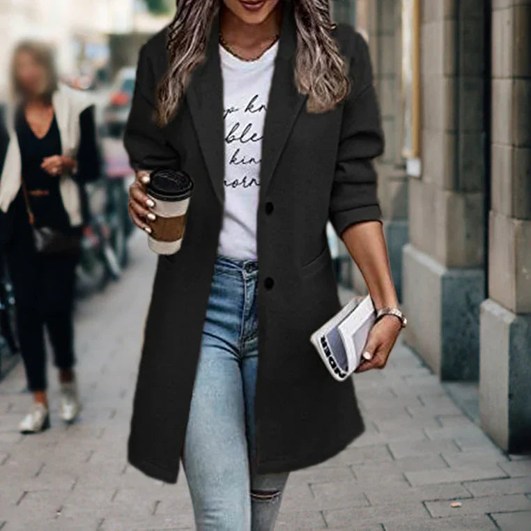 Chaquetón Mujer Lana Cálido Invierno - Vestiria